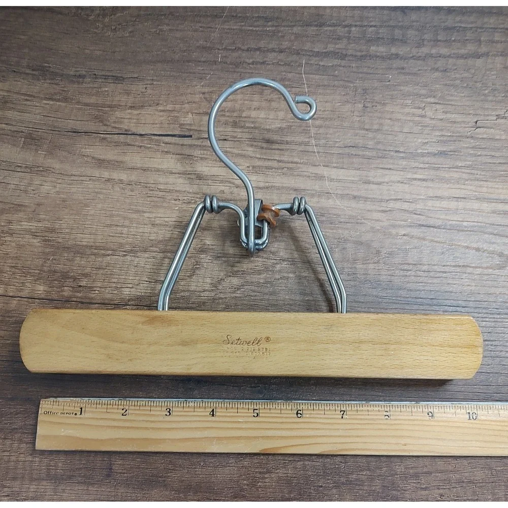 Vintage Trouser Coat Hanger  The Setwell D6